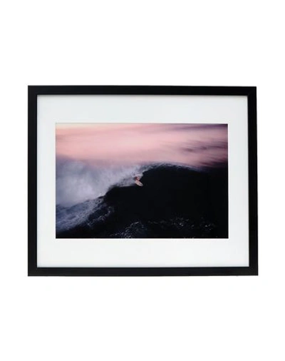Sonic Editions Surfer In Pipeline Photography Black Size - Paper In Multi