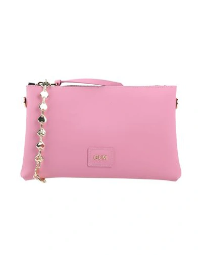 Gum Design Woman Cross-body Bag Pink Size - Rubber