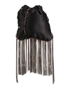 Rosantica Woman Cross-body Bag Black Size - Textile Fibers, Metal