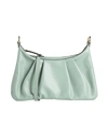 Gianni Chiarini Woman Cross-body Bag Sage Green Size - Soft Leather In Sage Green