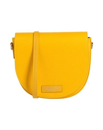 A.g. Spalding & Bros. 520 Fifth Avenue  New York A. G. Spalding & Bros. 520 Fifth Avenue New York Woman Cross-body Bag Yellow Size - Soft Leather