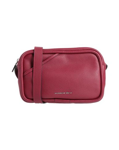 Tosca Blu Woman Cross-body Bag Burgundy Size - Bovine Leather In Red