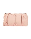 Les Visionnaires Lina Silky Leather Woman Cross-body Bag Pink Size - Lambskin In Pink