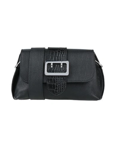 Ab Asia Bellucci Woman Cross-body Bag Black Size - Soft Leather