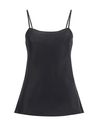 Jucca Woman Top Steel Grey Size 10 Silk, Elastane In Grey