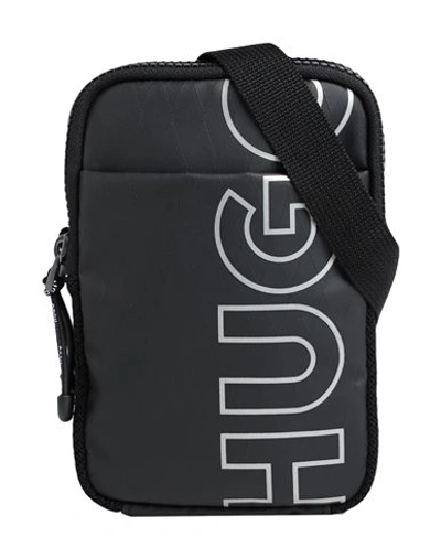 Hugo Man Cross-body Bag Black Size - Polyester