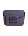 Marc Ellis Woman Cross-body Bag Purple Size - Soft Leather