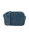 Il Bisonte Woman Cross-body Bag Navy Blue Size - Soft Leather