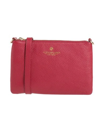 A.g. Spalding & Bros. 520 Fifth Avenue  New York A. G. Spalding & Bros. 520 Fifth Avenue New York Woman Cross-body Bag Brick Size - Bovine Leather In Red