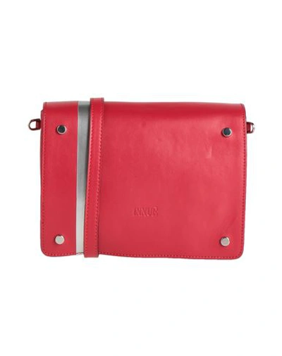 Innue' Woman Cross-body Bag Red Size - Soft Leather