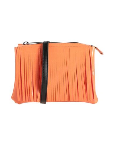 Gum Design Woman Cross-body Bag Orange Size - Recycled Pvc
