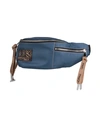 Roberto Cavalli Man Bum Bag Slate Blue Size - Polyester