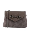 Ab Asia Bellucci Woman Cross-body Bag Lead Size - Soft Leather In Grey