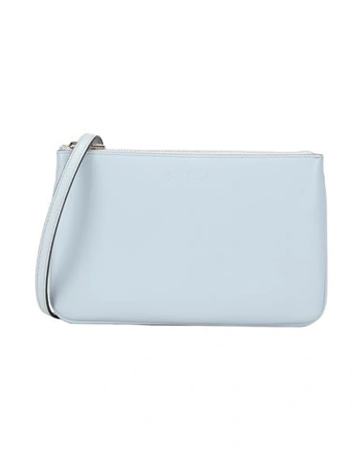 Furla Woman Cross-body Bag Sky Blue Size - Calfskin