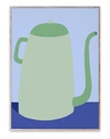 PAPER COLLECTIVE PAPER COLLECTIVE CAFETIERE - 30X40 PAINTING OR PRINT BLUE SIZE - ACID-FREE COTTON PAPER