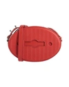 Zanellato Woman Cross-body Bag Brick Red Size - Soft Leather