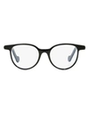 Moncler Ml5032 Eyeglasses Woman Eyeglass Frame Black Size 47 Acetate In Black