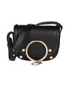 SEE BY CHLOÉ SEE BY CHLOÉ WOMAN CROSS-BODY BAG BLACK SIZE - BOVINE LEATHER