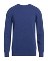 Dondup Man Sweater Blue Size 42 Merino Wool In Blue