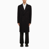 TAGLIATORE TAGLIATORE BLUE WOOL DOUBLE-BREASTED COAT