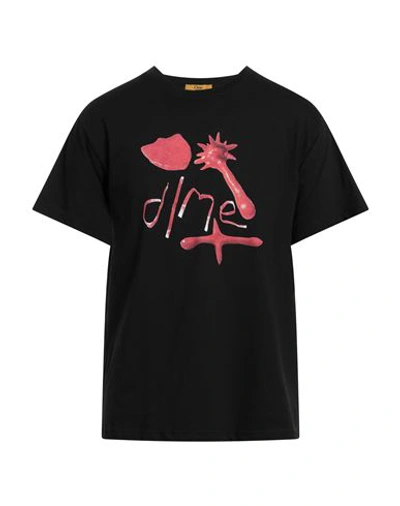 Dime Man T-shirt Black Size S Cotton