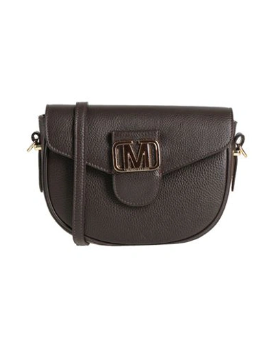 Marc Ellis Woman Cross-body Bag Dark Brown Size - Soft Leather