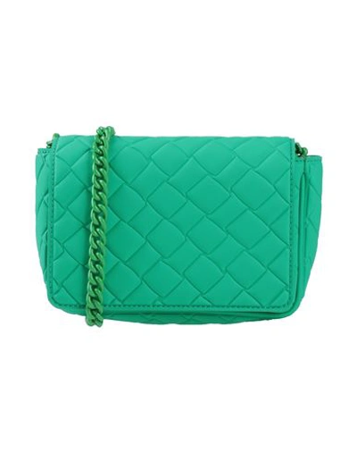 Gum Design Woman Cross-body Bag Green Size - Recycled Pvc