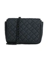 Gum Design Woman Cross-body Bag Black Size - Recycled Pvc