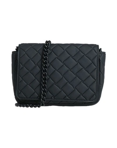 Gum Design Woman Cross-body Bag Black Size - Recycled Pvc In Black