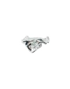Sweetlimejuice Woman Brooch Silver Size - Metal, Quartz In Silver