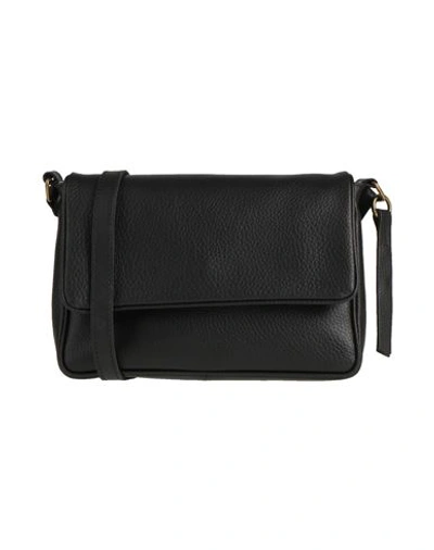 Corsia Woman Shoulder Bag Black Size - Soft Leather