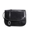 Tuscany Leather Greta Borsa In Pelle Tamponata A Mano Woman Cross-body Bag Black Size - Soft Leather