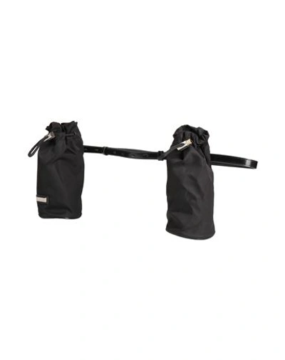 Ferragamo Woman Belt Bag Black Size - Polyamide, Acrylic, Polyurethane