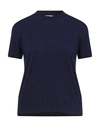 American Vintage Woman T-shirt Navy Blue Size L Cotton