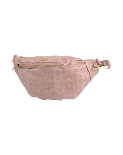 Tsd12 Woman Bum Bag Pastel Pink Size - Soft Leather