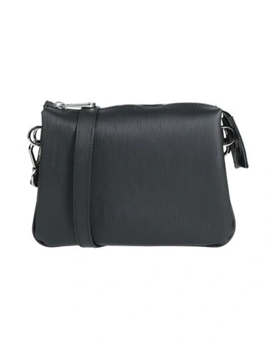 Gum Design Woman Cross-body Bag Black Size - Rubber In Black