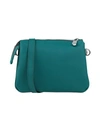 Gum Design Woman Cross-body Bag Dark Green Size - Rubber