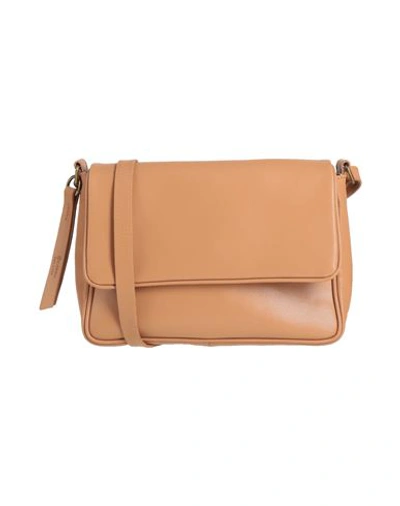 Corsia Woman Cross-body Bag Khaki Size - Soft Leather In Beige