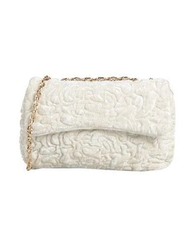 Mia Bag Woman Cross-body Bag Ivory Size - Polyester In White