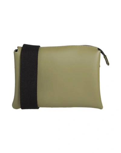 Gum Design Woman Cross-body Bag Military Green Size - Rubber