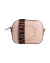 Stella Mccartney Blush Pink Faux Leather Crossbody Bag In Pink