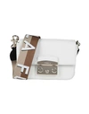 Furla Woman Cross-body Bag Off White Size - Calfskin, Polyester