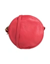 Il Bisonte Woman Cross-body Bag Garnet Size - Soft Leather In Red