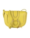 SEE BY CHLOÉ SEE BY CHLOÉ WOMAN CROSS-BODY BAG ACID GREEN SIZE - GOAT SKIN