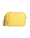 Baldinini Woman Cross-body Bag Yellow Size - Soft Leather