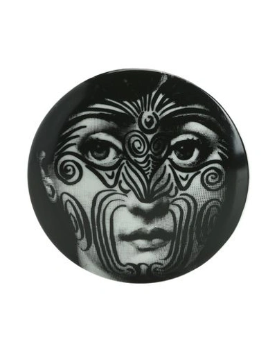 Fornasetti Tema E Variazioni N°9 Small Object For Home White Size - Porcelain In Black