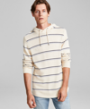 AND NOW THIS MEN'S REGULAR-FIT STRIPE HOODED SWEATER, CREATED FOR MACY'S