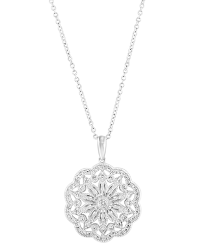 Effy Collection Effy Diamond Pendant Necklace (1/3 Ct. T.w.) In 14k White Gold