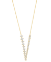 EFFY COLLECTION EFFY DIAMOND V 17" STATEMENT NECKLACE (1-1/4 CT. T.W.) IN 14K GOLD