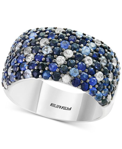 Effy Collection Effy Sapphire Ring (3-1/4 Ct. T.w.) In Sterling Silver